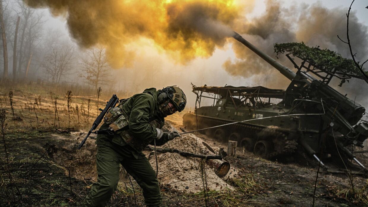 Боевая работа 73-й артбригады группировки войск Запад
