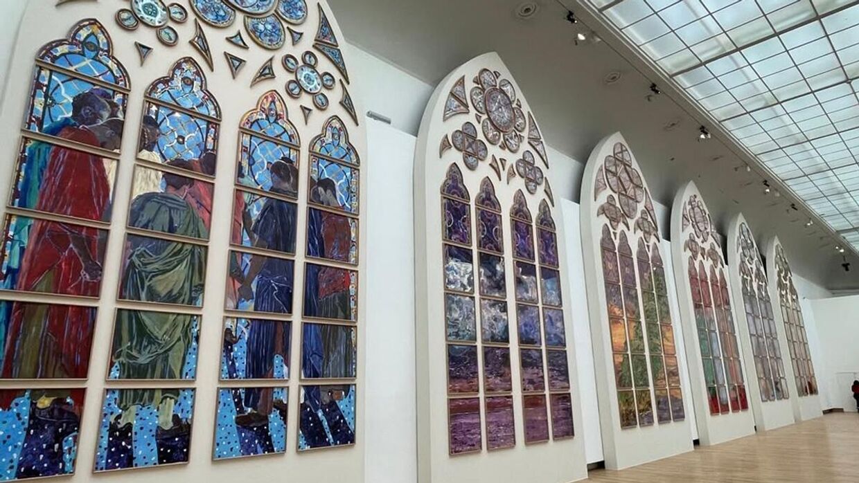 Выставка Клэр Табуре в Гран-Пале в Париже, Франция, 8 декабря 2025 года