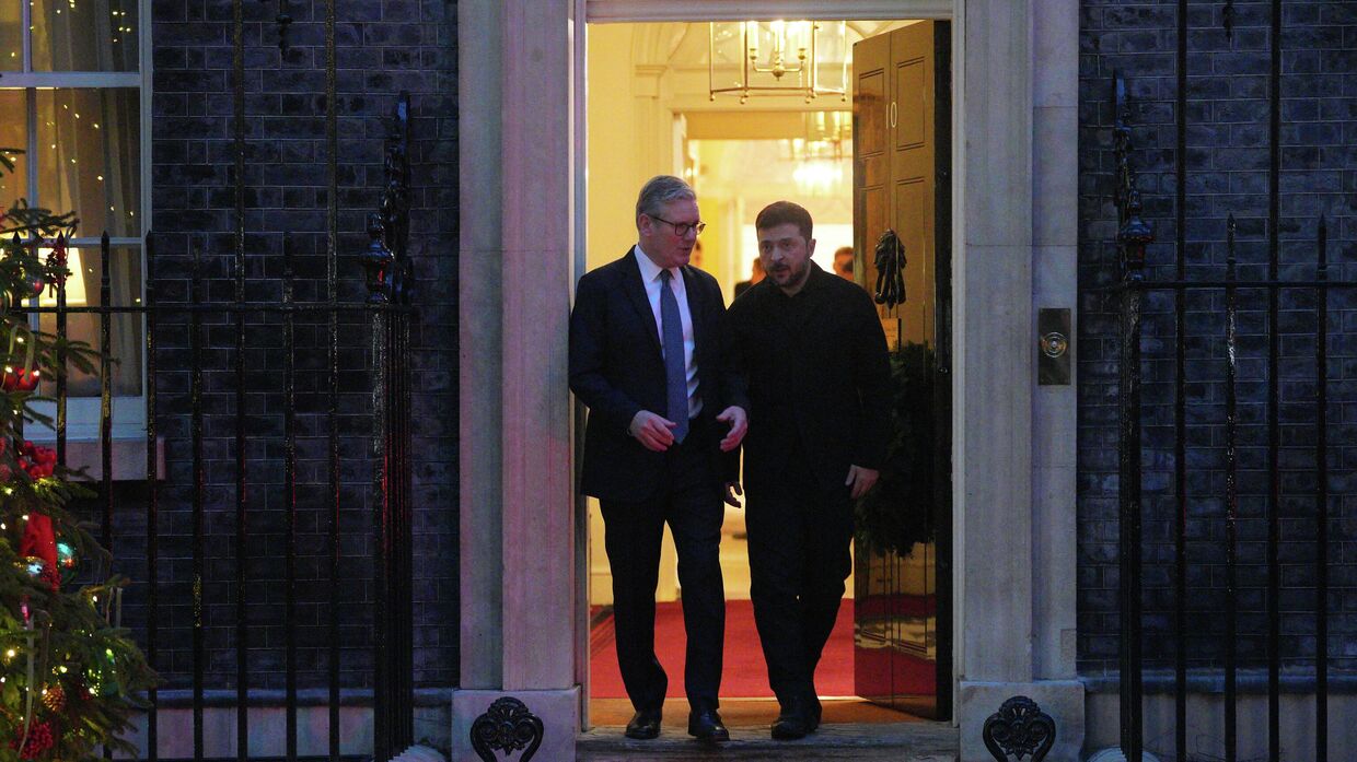 Премьер-министр Великобритании Кир Стармер и Владимир Зеленский в Лондоне