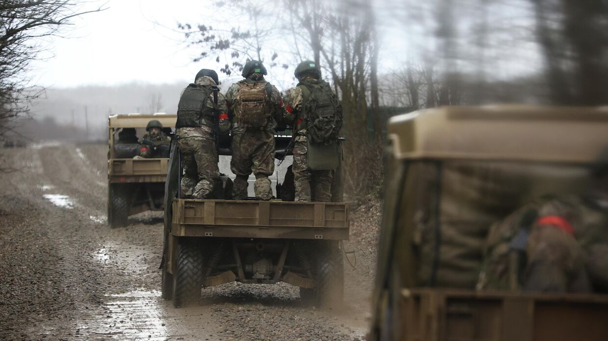Боевая подготовка штурмовых подразделений на полигоне в Краснодарском крае