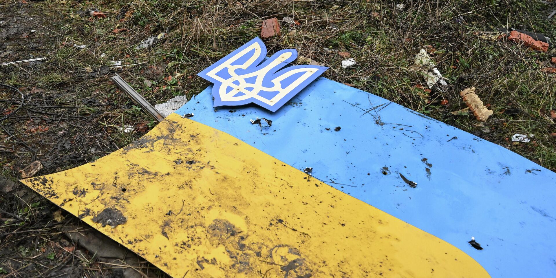 Флаг и герб Украины - ИноСМИ, 1920, 16.12.2025