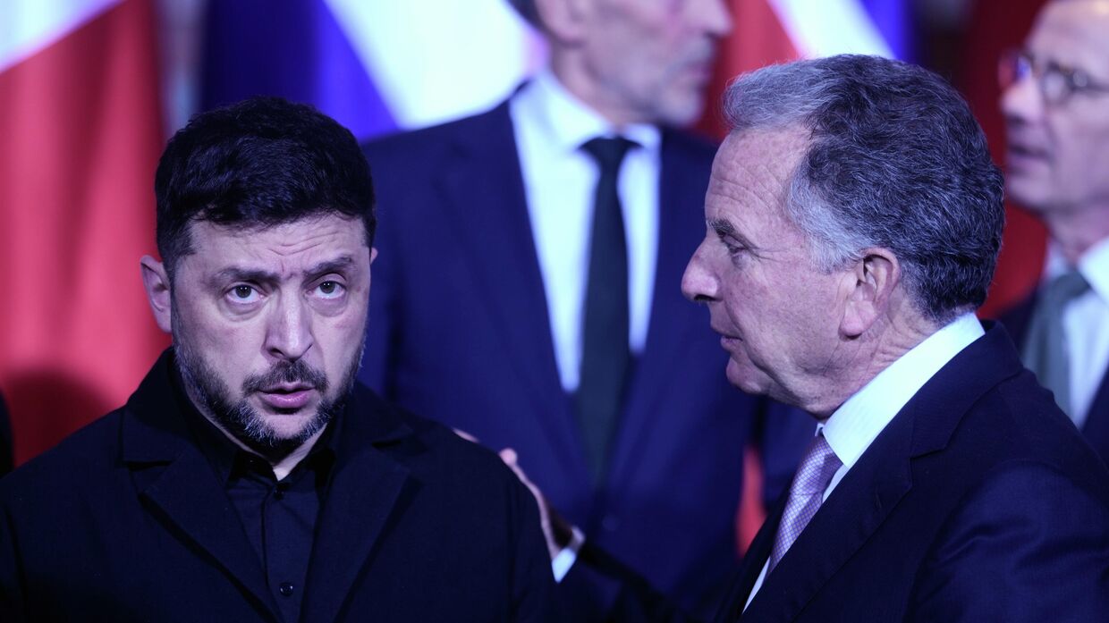 Владимир Зеленский и специальный посланник США Стив Уиткофф в Берлине, Германия