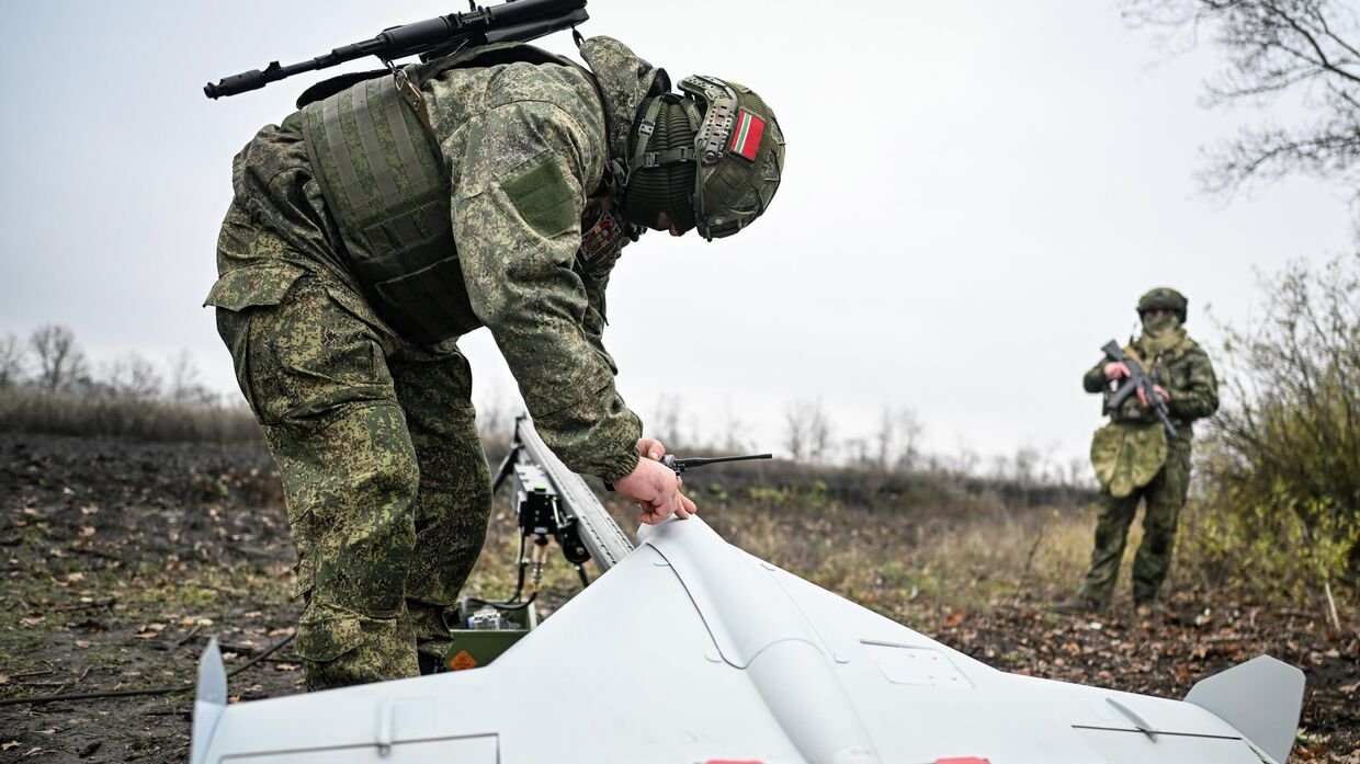 Боевая работа расчета БПЛА на Купянском участке фронта