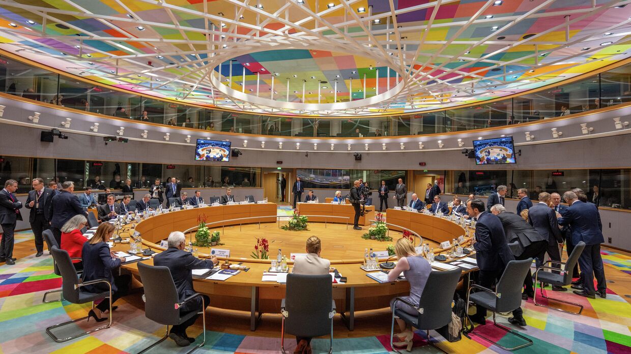 Сессия саммита ЕС в Брюсселе, 18 декабря 2025 года