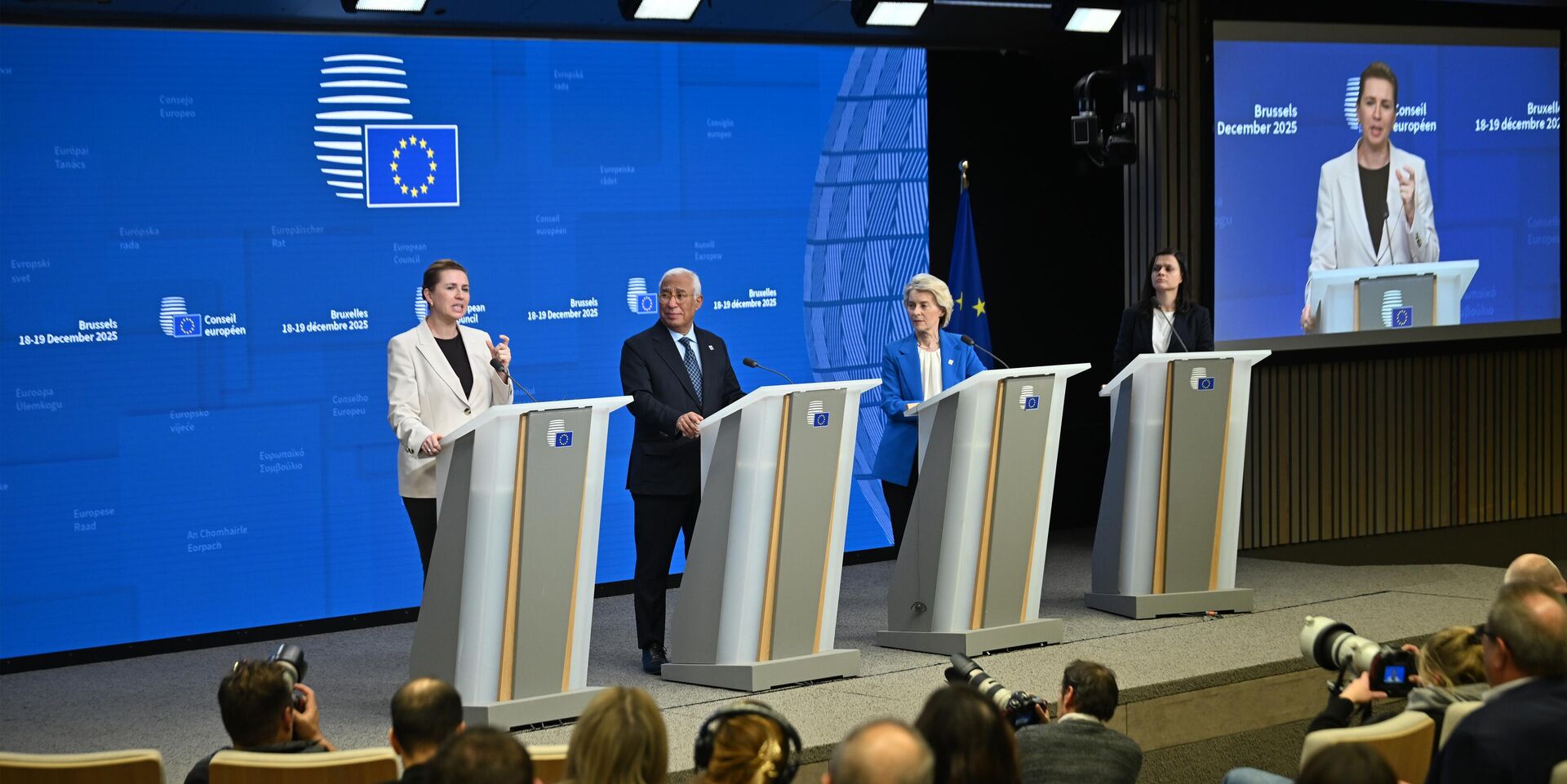 Саммит лидеров ЕС в Брюсселе - ИноСМИ, 1920, 19.12.2025