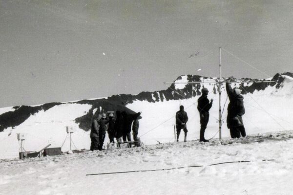 Тренировка на горе Мак-Кинли в июле 1965 г.  