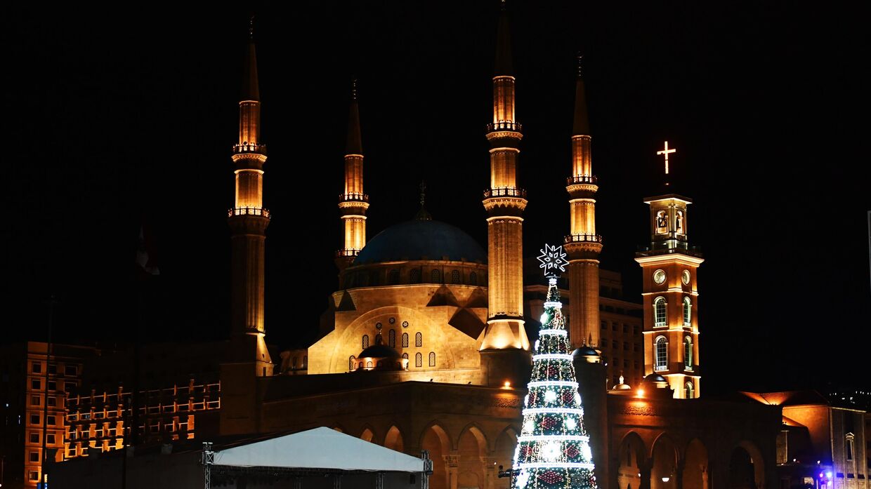 Рождественская ёлка в Бейруте