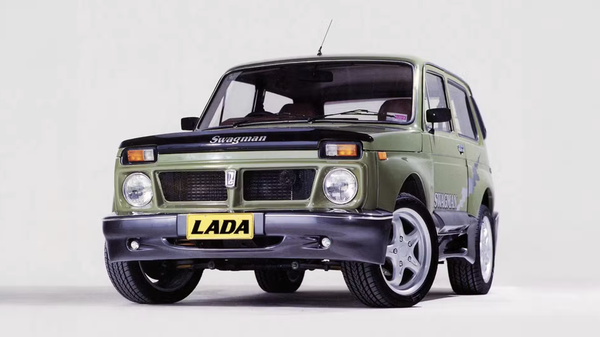 Реклама автомобиля Lada Niva в Австралии