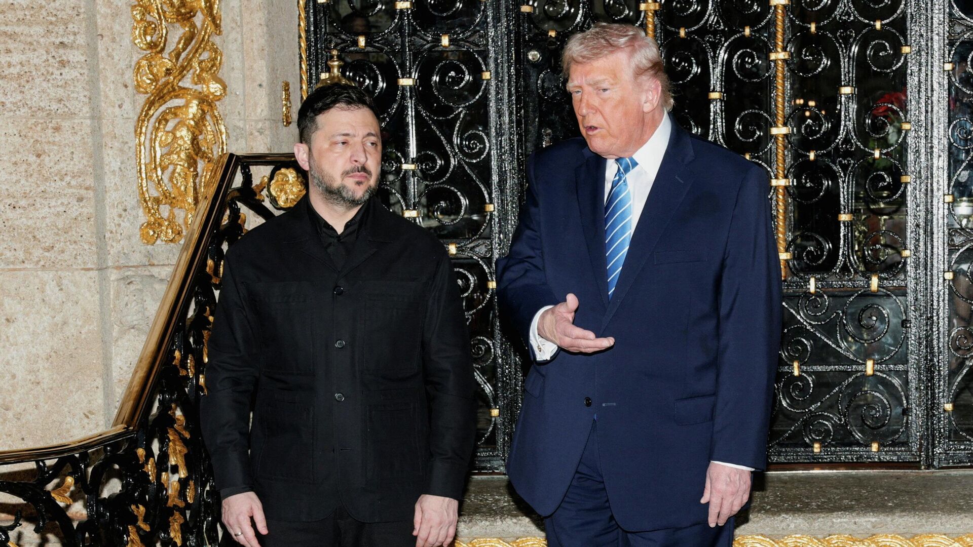 Встреча Владимира Зеленского и президента США Дональда Трампа в Мар-а-Лаго - ИноСМИ, 1920, 28.12.2025