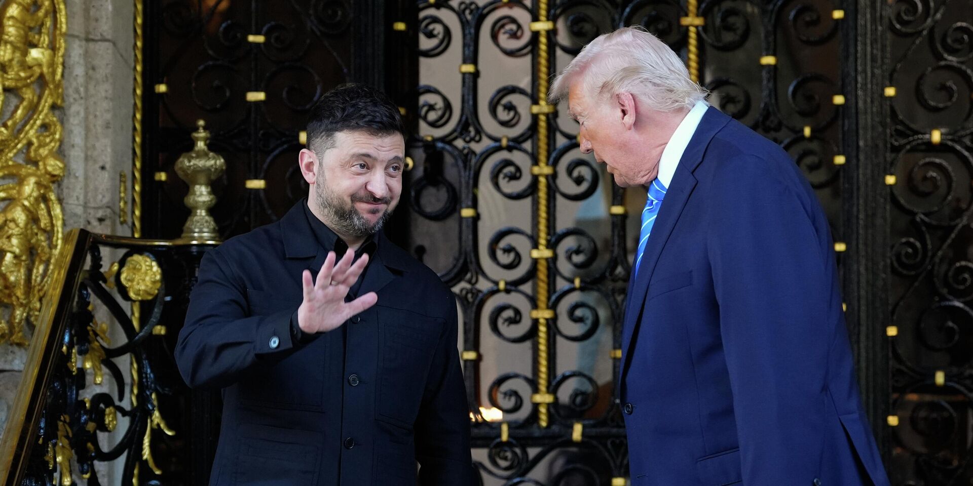 Встреча Владимира Зеленского и президента США Дональда Трампа в Мар-а-Лаго - ИноСМИ, 1920, 29.12.2025