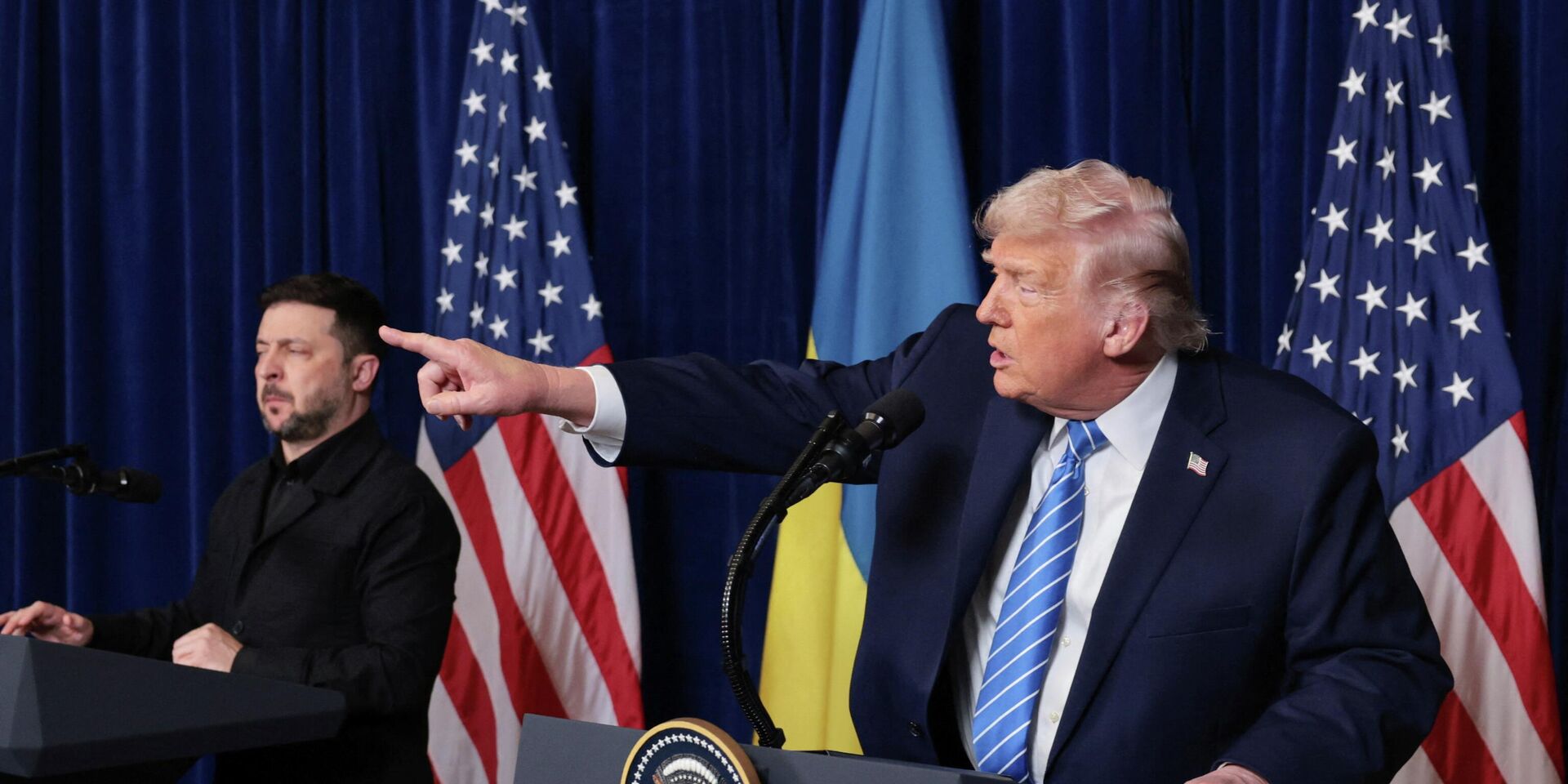 Встреча Владимира Зеленского и президента США Дональда Трампа в Мар-а-Лаго - ИноСМИ, 1920, 20.01.2026