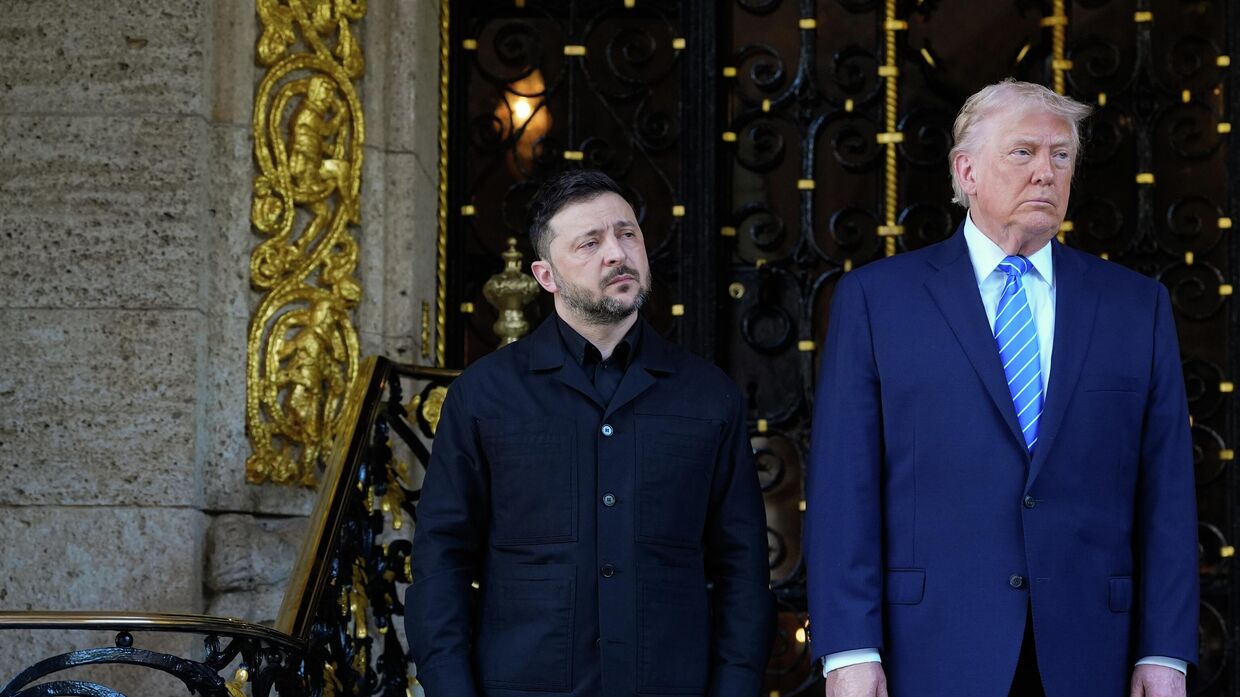 Встреча Владимира Зеленского и президента США Дональда Трампа в Мар-а-Лаго