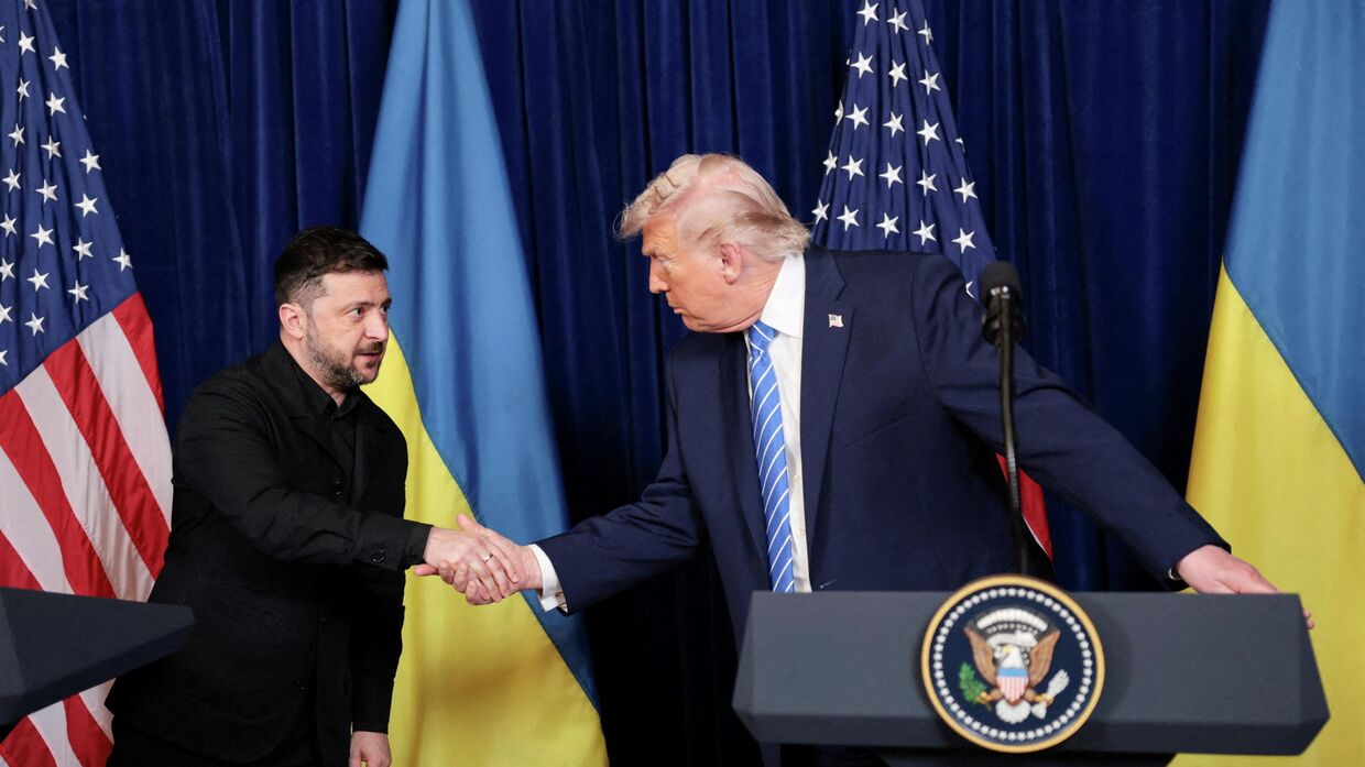 Встреча Владимира Зеленского и президента США Дональда Трампа в Мар-а-Лаго