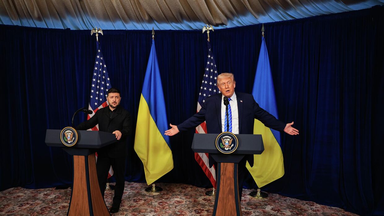 Встреча Владимира Зеленского и президента США Дональда Трампа в Мар-а-Лаго