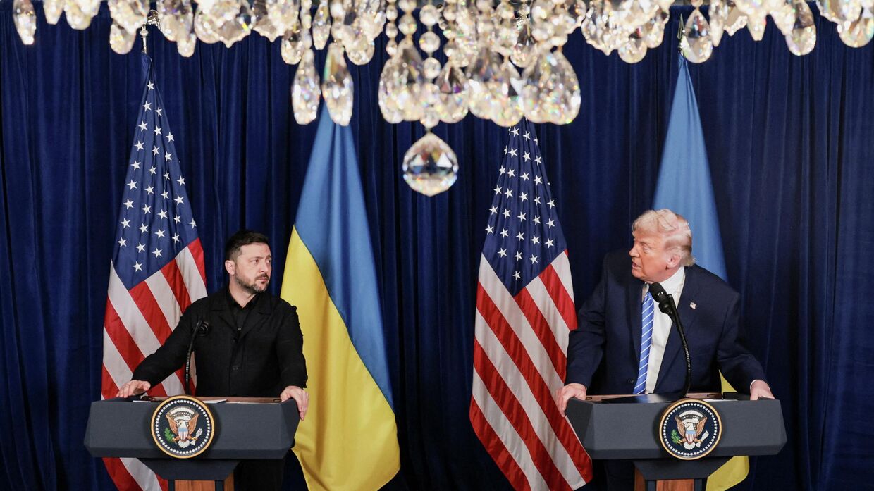 Встреча Владимира Зеленского и президента США Дональда Трампа в Мар-а-Лаго