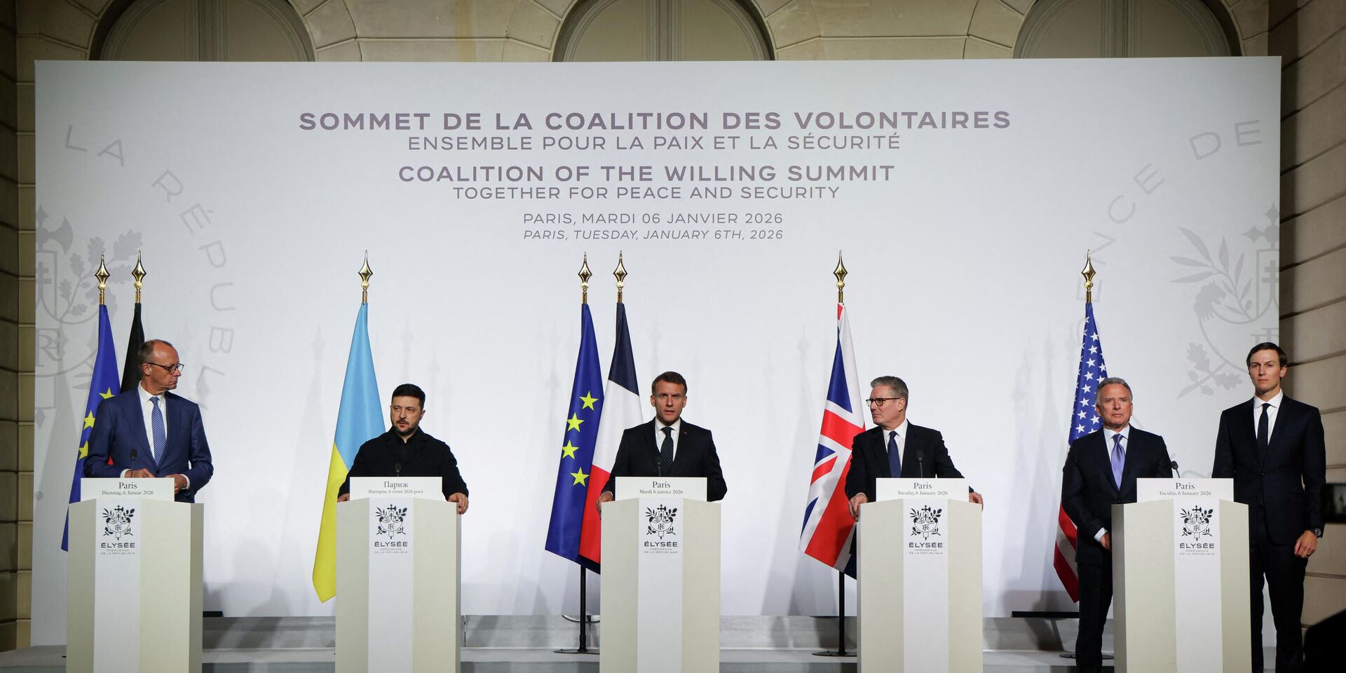 Встреча коалиции желающих в Париже - ИноСМИ, 1920, 20.01.2026