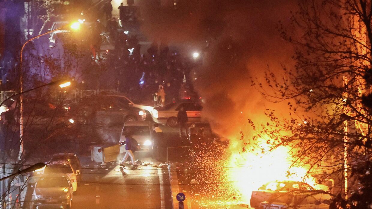 Протесты в Тегеране. 8 января 2026