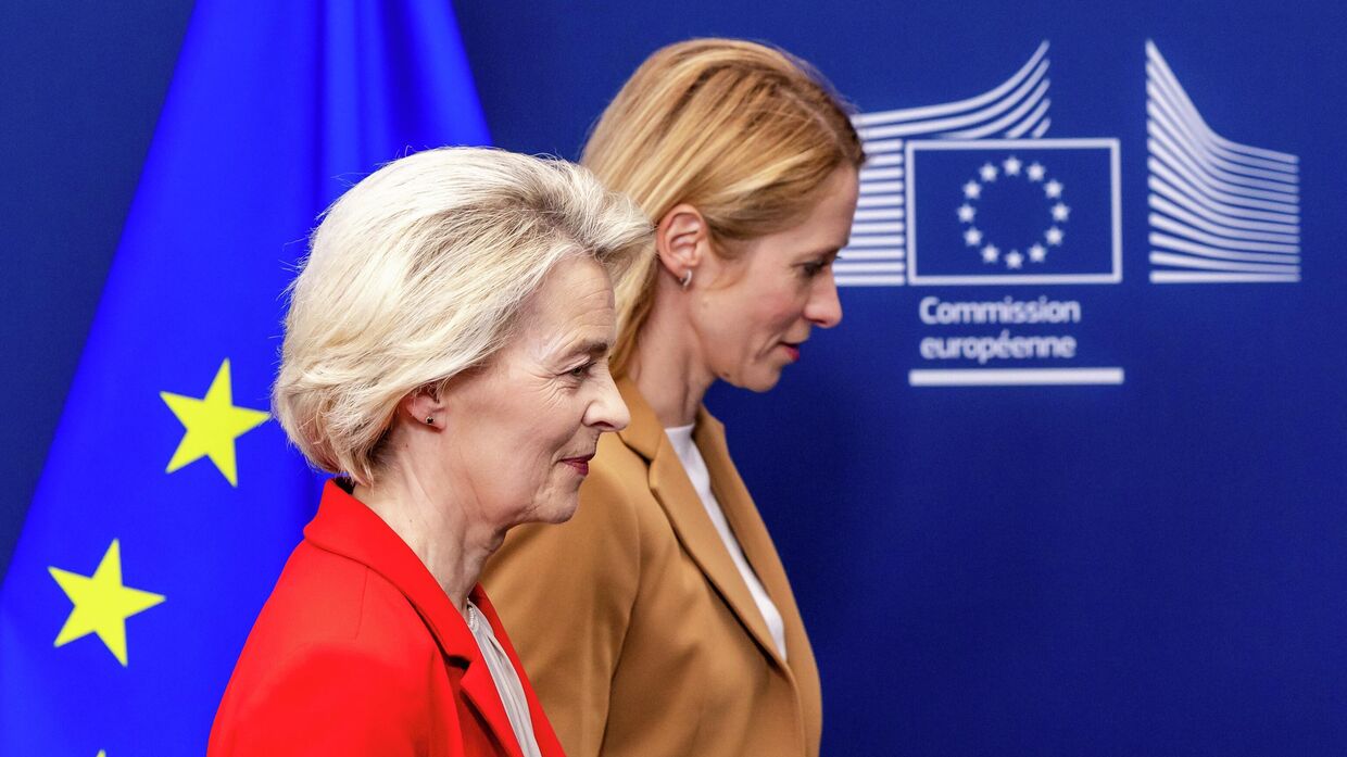 Президент Европейской комиссии Урсула фон дер Ляйен и глава внешнеполитической службы Евросоюза Кая Каллас