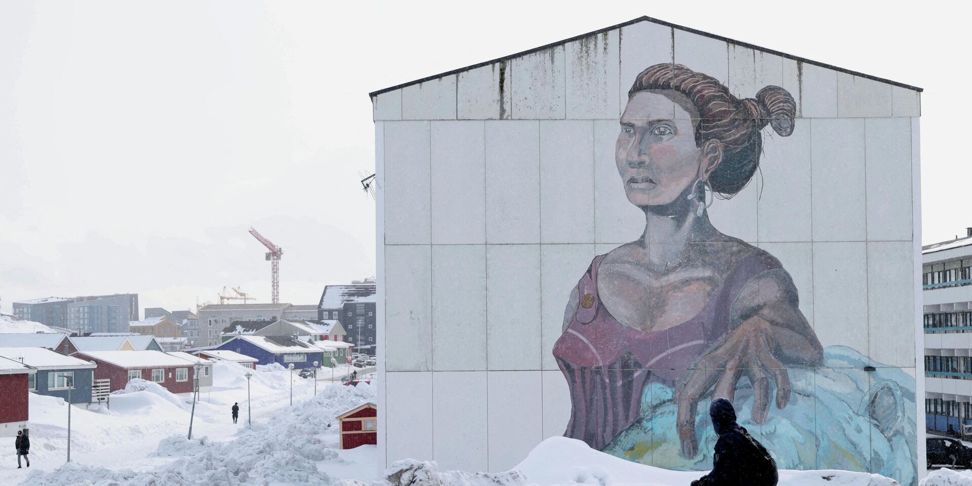 Граффити в Нууке, Гренландия - ИноСМИ, 1920, 13.01.2026