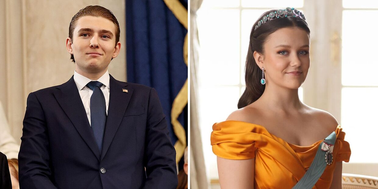 Бэррон Трамп и принцесса Изабелла Датская