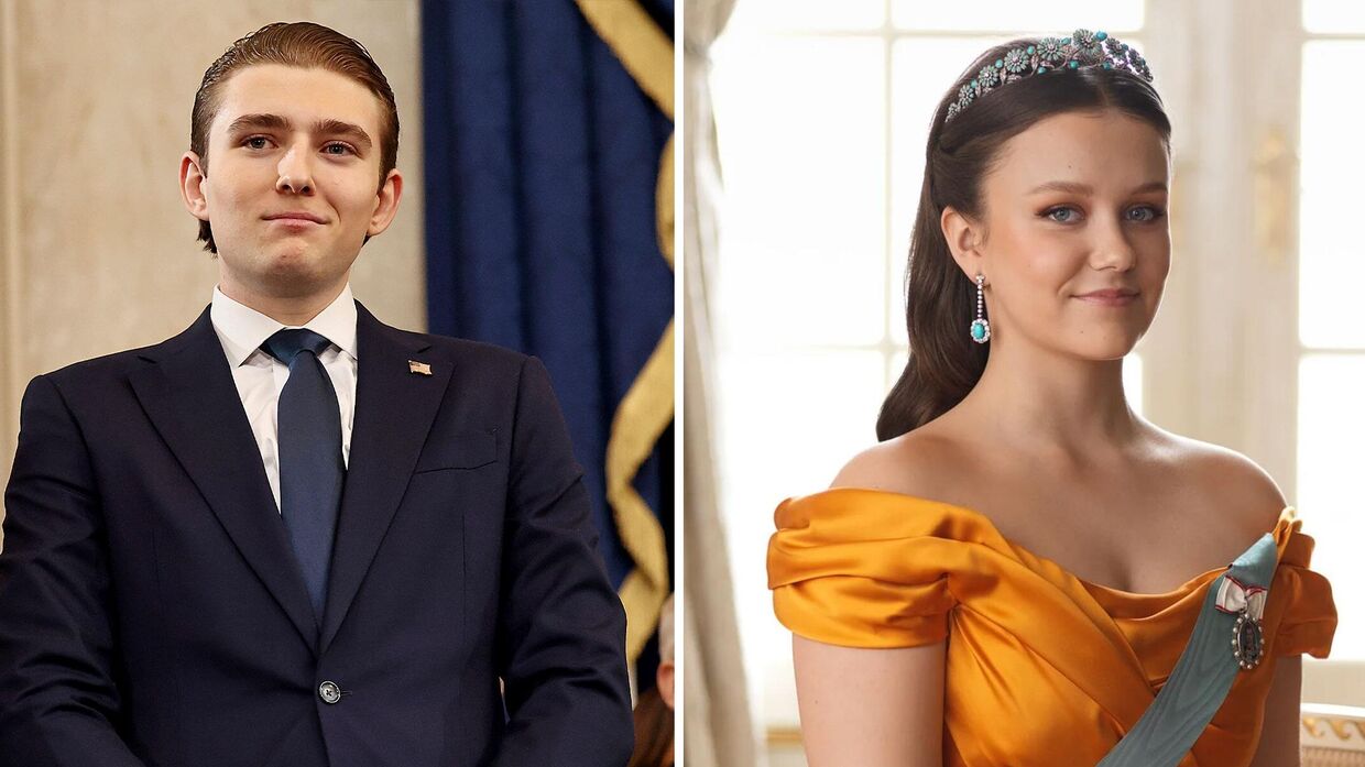 Бэррон Трамп и принцесса Изабелла Датская