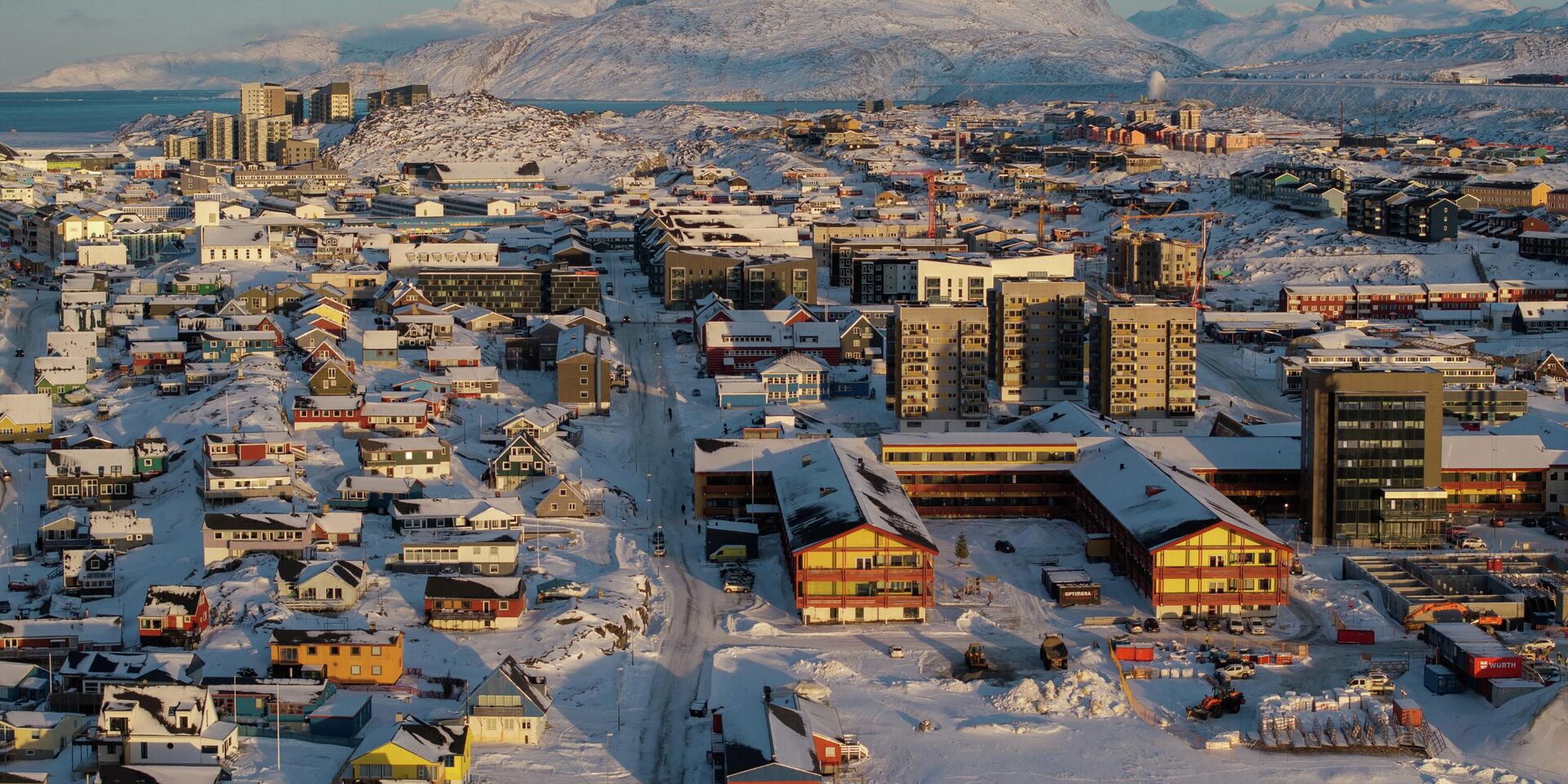 Вид на Нуук, Гренландия - ИноСМИ, 1920, 26.01.2026