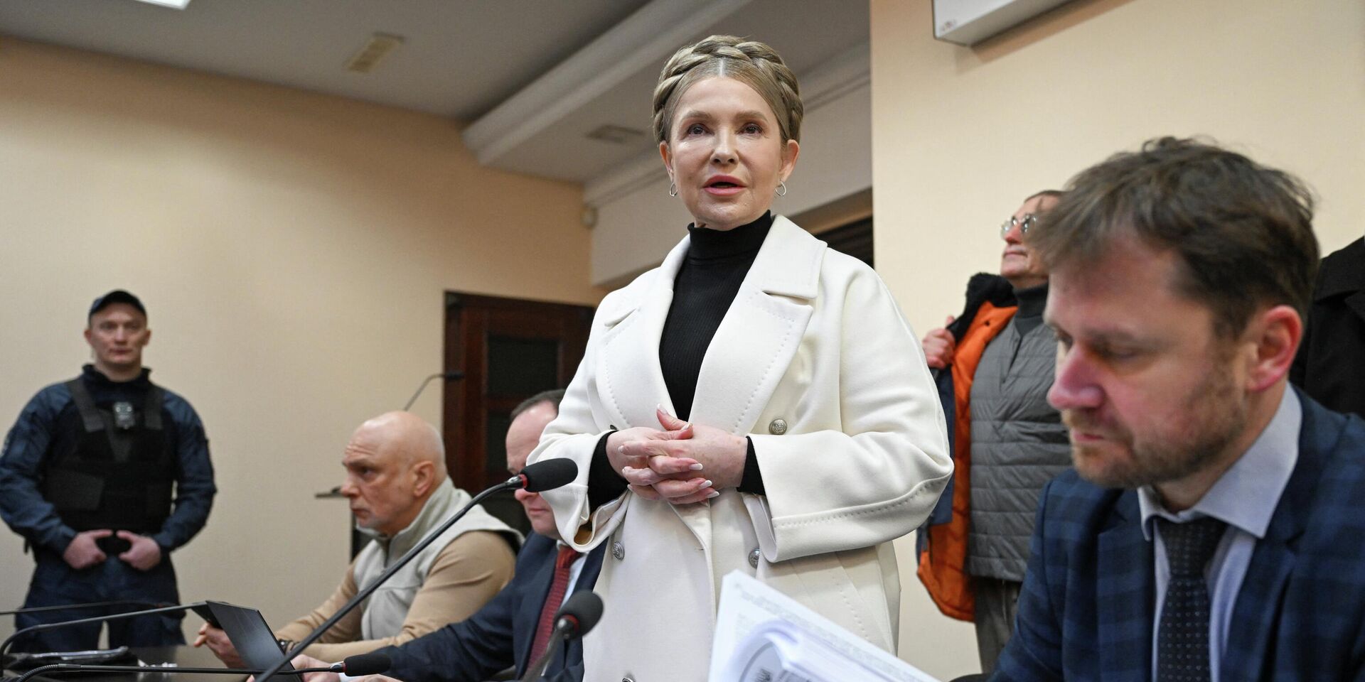 Юлия Тимошенко в зале суда в Киеве. Архивная фотография - ИноСМИ, 1920, 16.01.2026