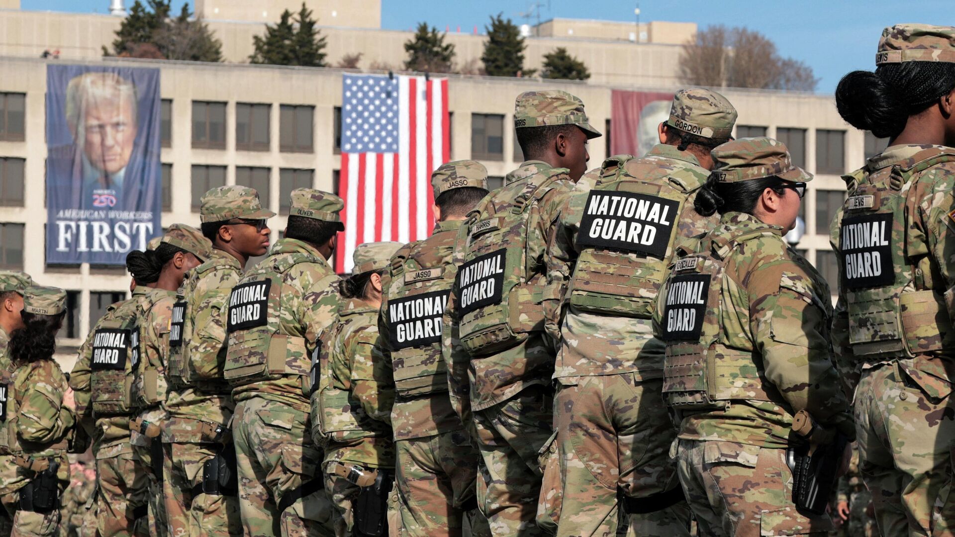 Солдаты Национальной гвардии США в Вашингтоне, округ Колумбия - ИноСМИ, 1920, 19.01.2026