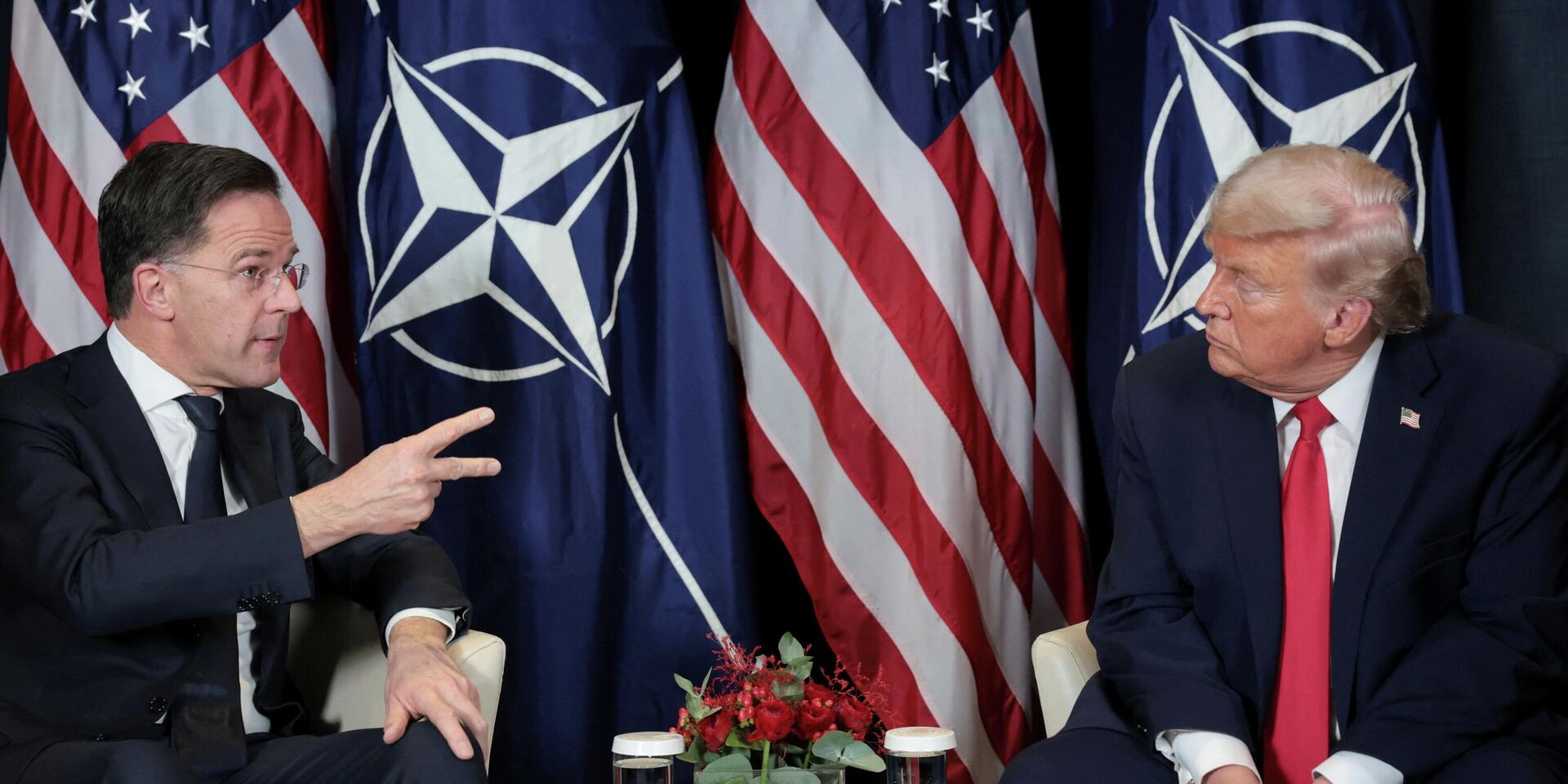 Президент США Дональд Трамп и генеральный секретарь НАТО Марком Рютте в Давосе, Швейцария - ИноСМИ, 1920, 27.01.2026