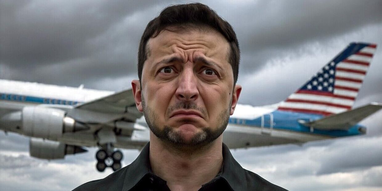 Зеленский улетел