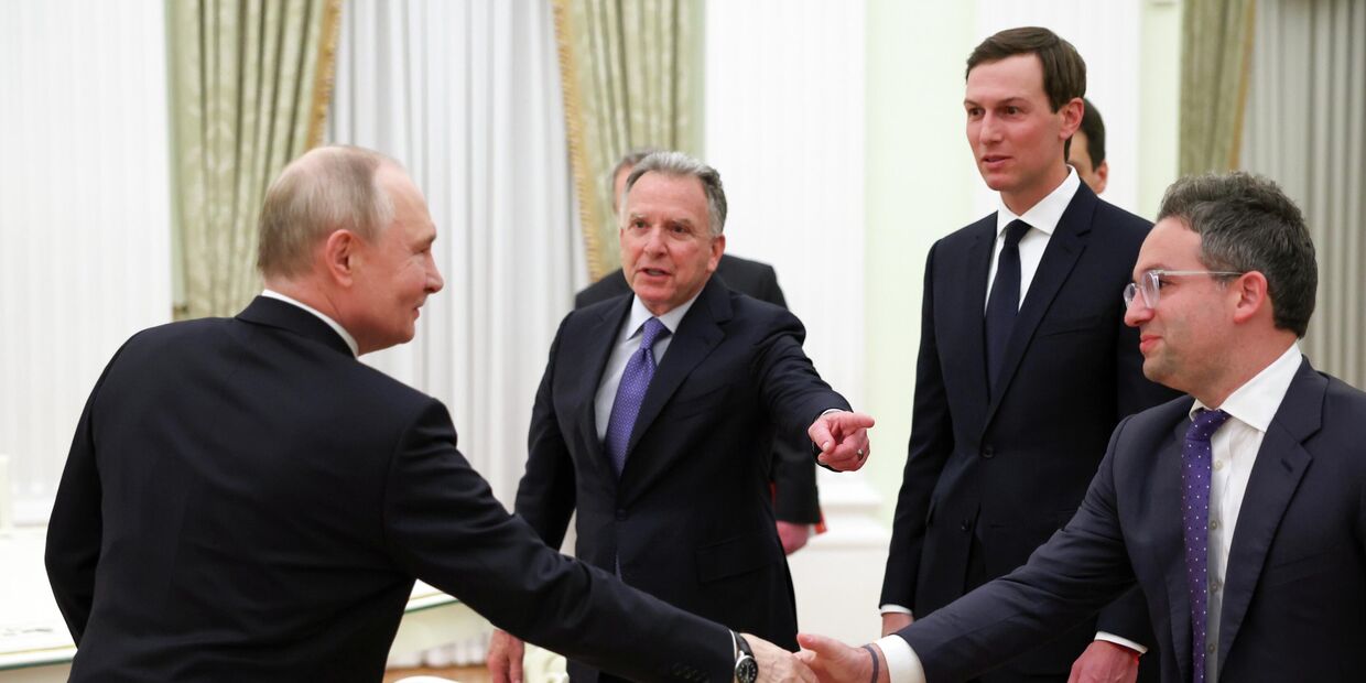 Встреча президента Владимира Путина и спецпосланника президента США Стивена Уиткоффа