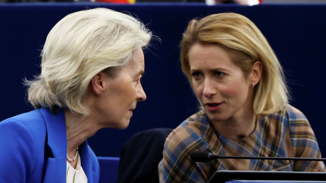 Урсула фон дер Ляйен и Кая Каллас