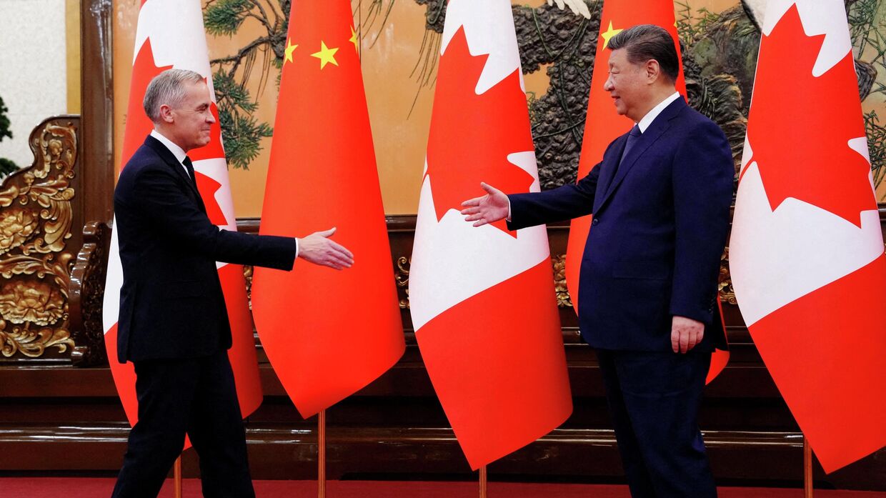 Премьер-министр Канады Марк Карни и председатель КНР Си Цзиньпин