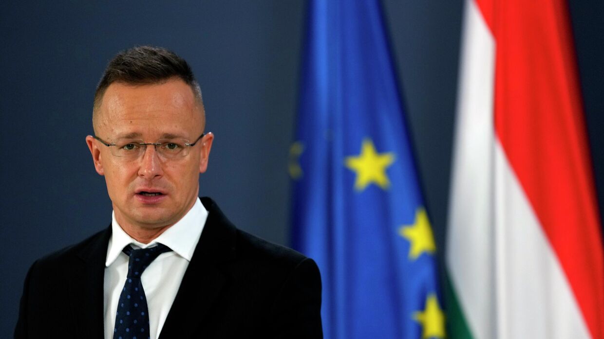 Министр иностранных дел и торговли Венгрии Петер Сийярто