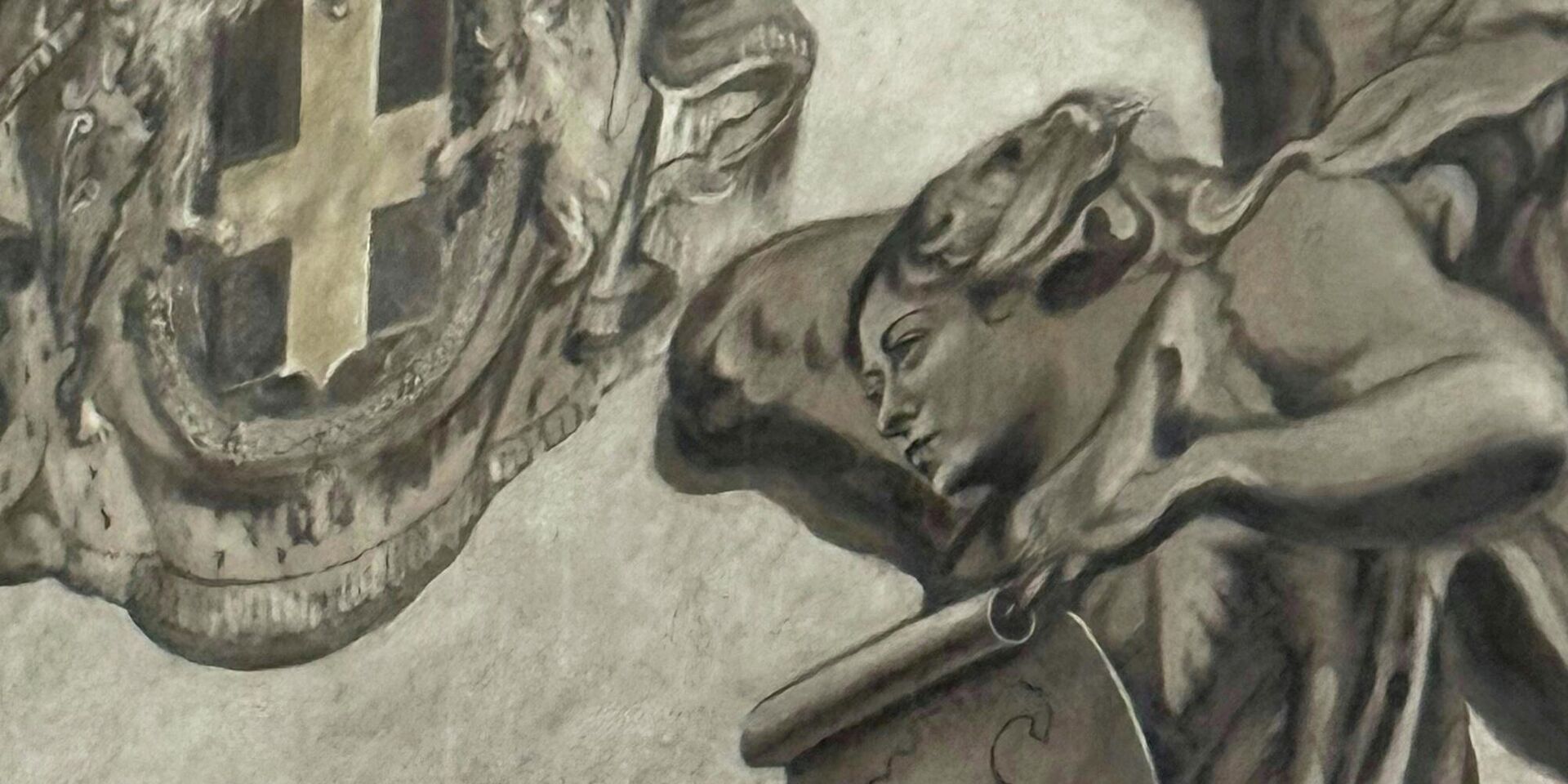 Фреска с изображением лица Джорджи Мелони  - ИноСМИ, 1920, 03.02.2026