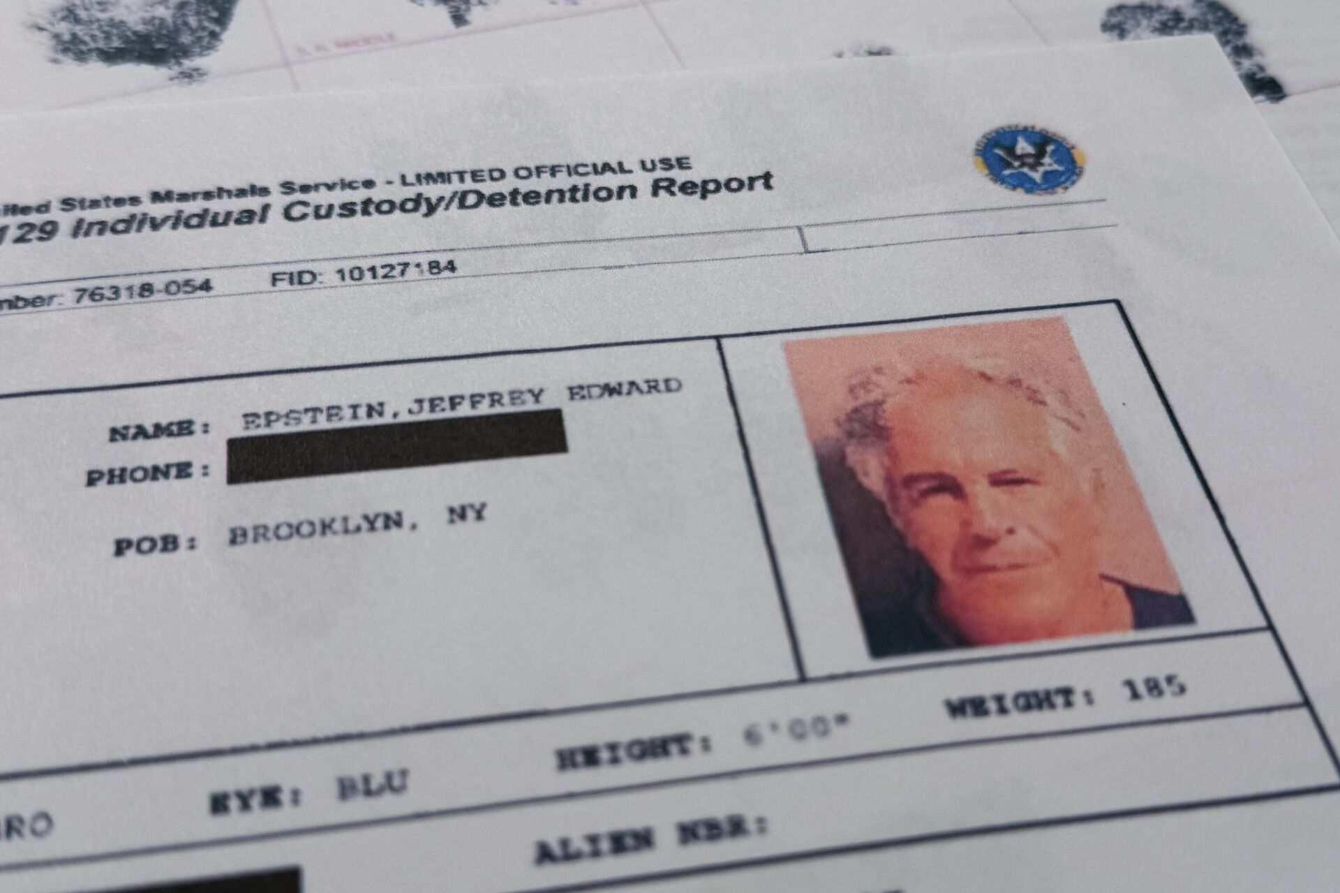 Документ, включенный в опубликованный Министерством юстиции США архив документов по делу Джеффри Эпштейна - ИноСМИ, 1920, 19.03.2026