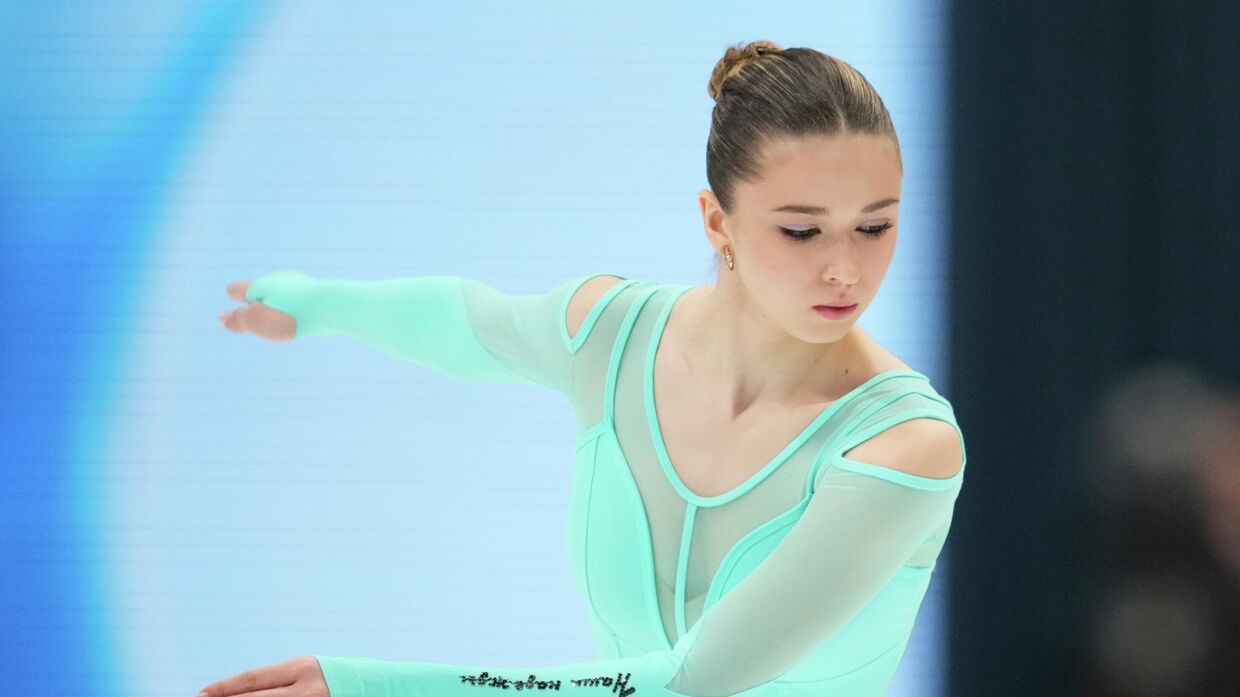 Камила Валиева на чемпионате России по прыжкам 2026