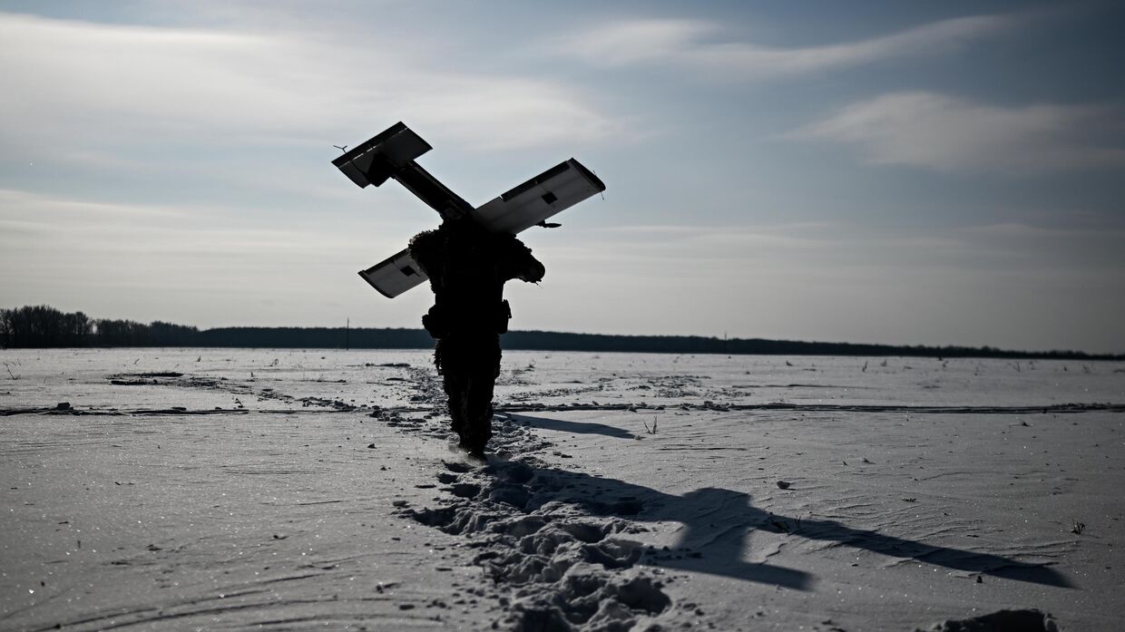 Боевая работа расчета БПЛА Молния спецназа Ахмат на Сумском направлении