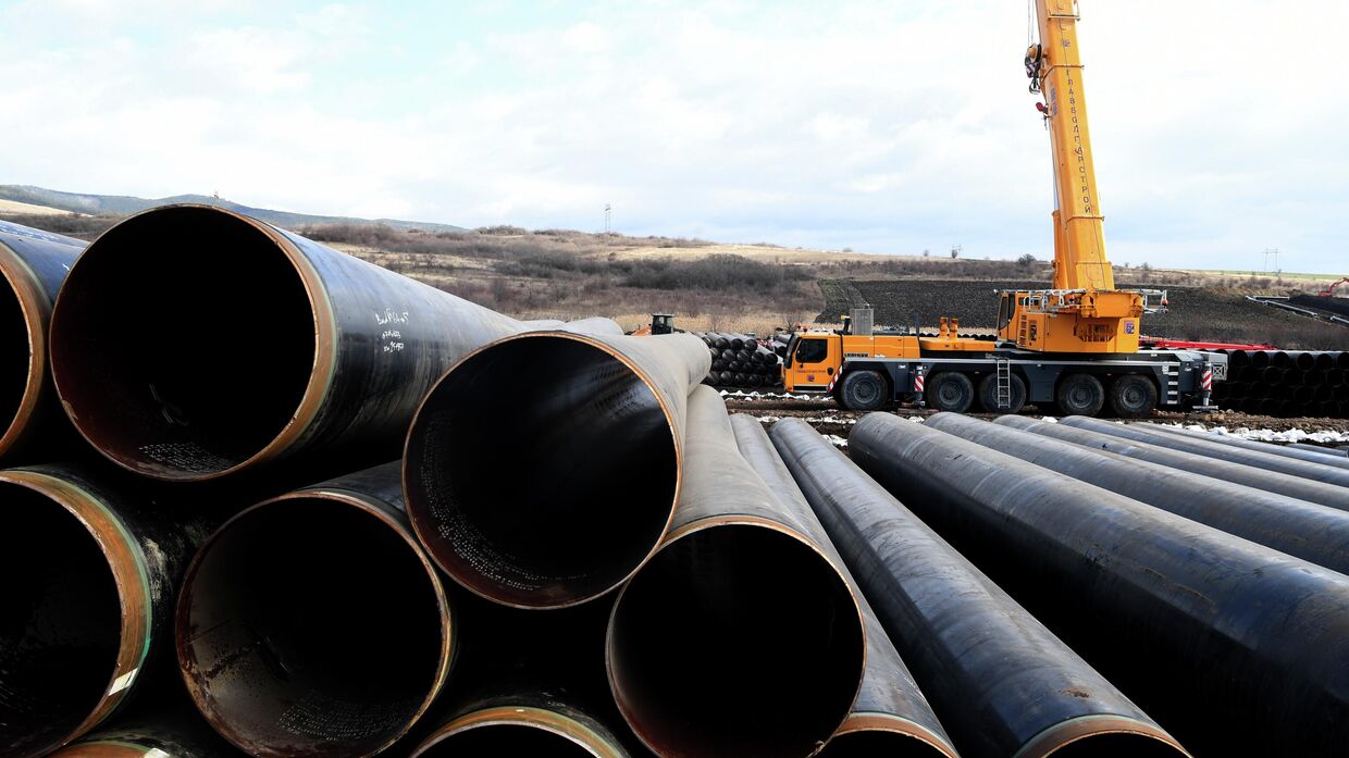 Трубы газопровода