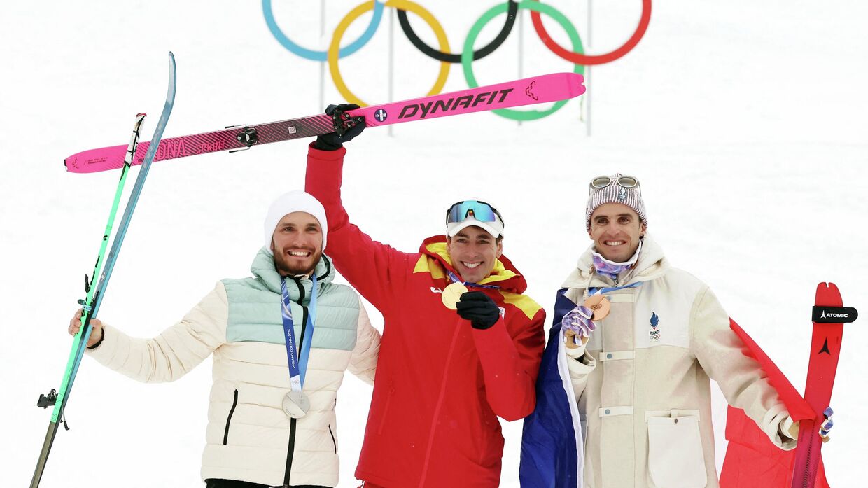 Россиянин Никита Филиппов завоевал серебряную медаль Олимпийских игр в ски-альпинизме