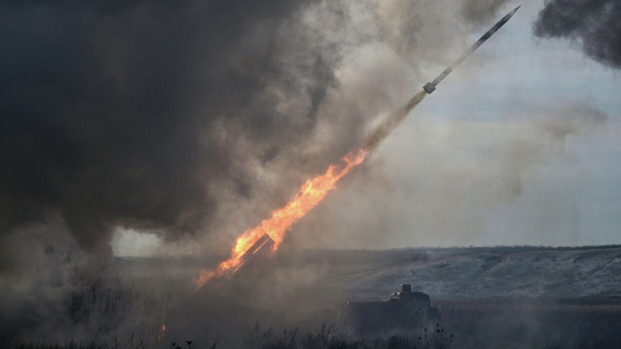 Боевая работа расчета РСЗО Ураган группировки войск Запад на Харьковском направлении