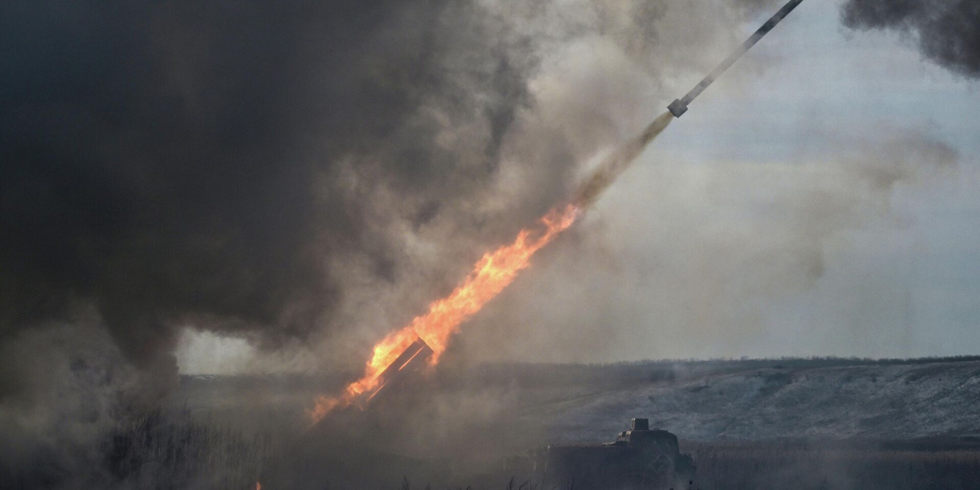 Боевая работа расчета РСЗО Ураган группировки войск Запад на Харьковском направлении - ИноСМИ, 1920, 22.02.2026
