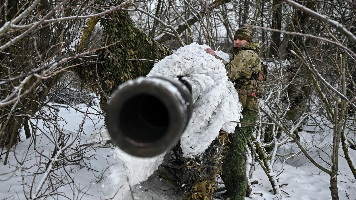 Боевая работа артиллерии спецназа Ахмат МО РФ на Сумском направлении