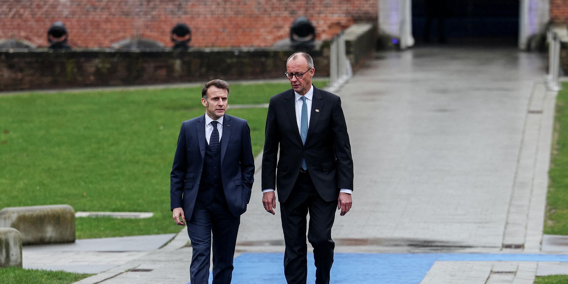 Канцлер Германии Фридрих Мерц и президент Франции Эммануэль Макрон - ИноСМИ, 1920, 24.02.2026