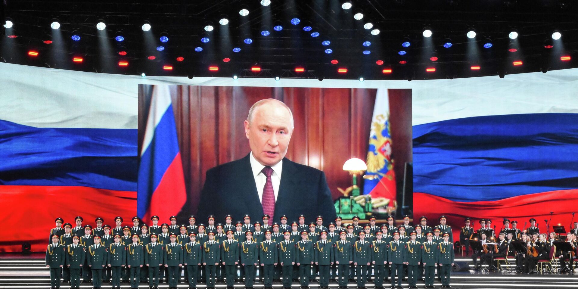 Концерт в Москве, посвященный Дню защитника Отечества - ИноСМИ, 1920, 24.02.2026