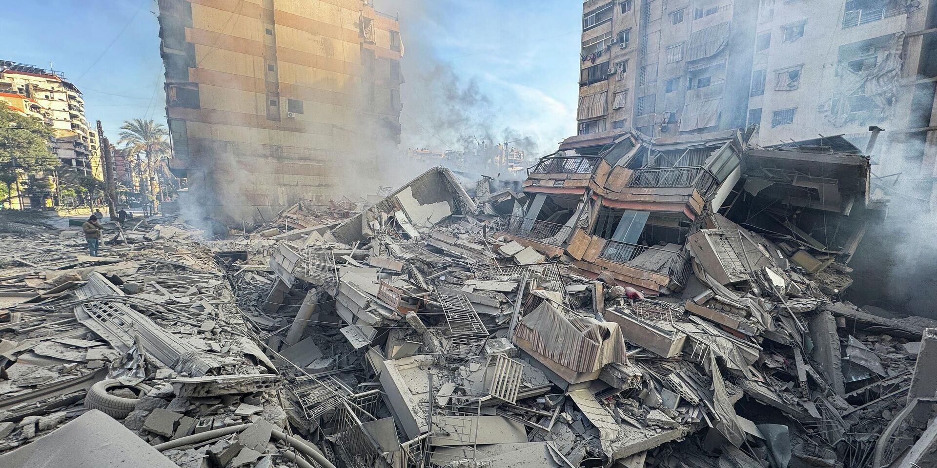 Разрушения в Бейруте, Ливан, 6 марта 2026 года - ИноСМИ, 1920, 07.03.2026