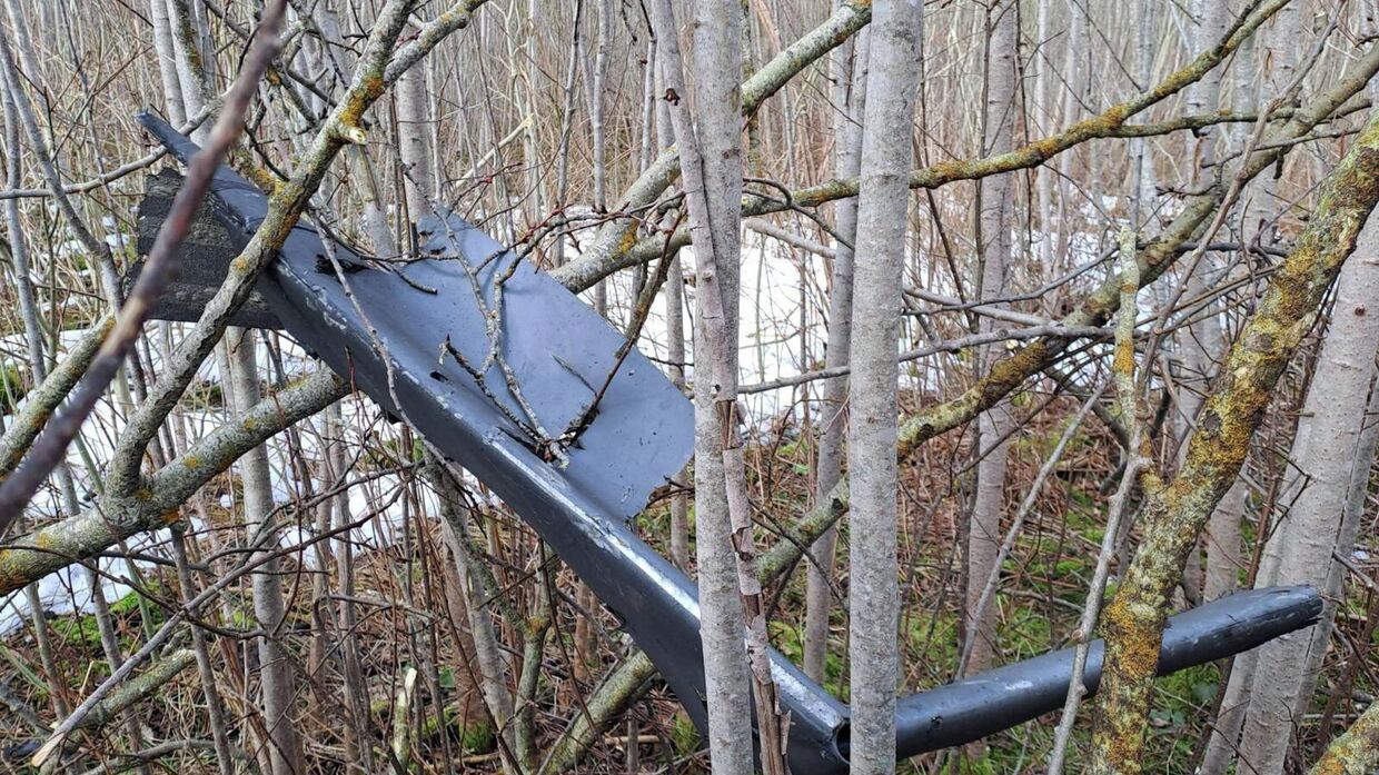 Упавший в Краславском крае украинский БПЛА, Латвия