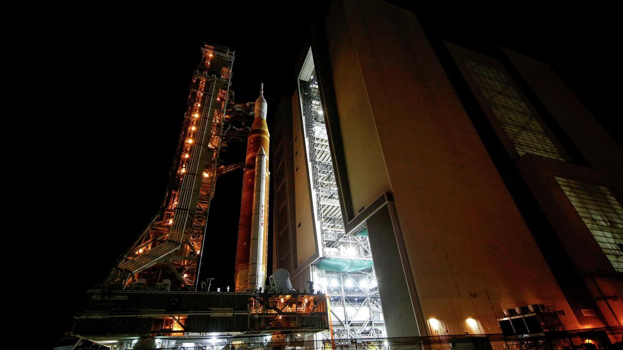 Подготовка к запуску миссии НАСА Артемида II на мысе Канаверал, штат Флорида, США, 25 февраля 2026 года