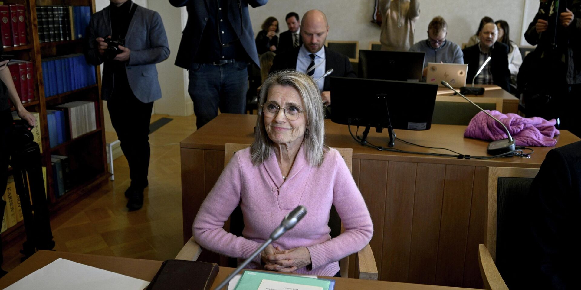 Депутат парламента Финляндии Пяйви Рясянен на слушаниях в Верховном суде в Хельсинки - ИноСМИ, 1920, 30.03.2026