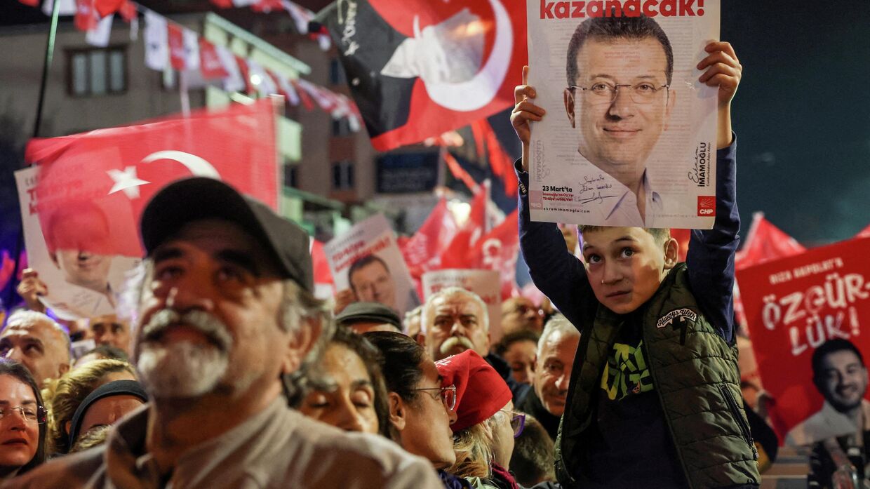 Митинг в Турции